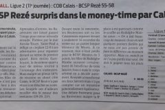 BCSP REZE - Presse-Océan - 27/01/2019