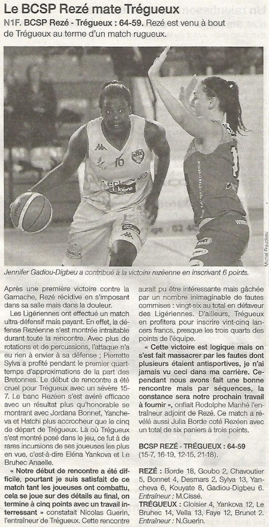 NF1 / Ouest-France / 02-10-2016