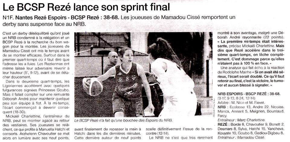 NF1 / Ouest-France / 19-03-2017